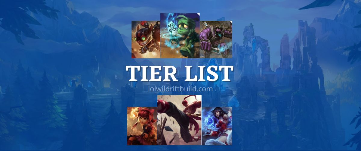 LoL Wild Rift Tier List || Patch 4.0 Updated || Best champions in