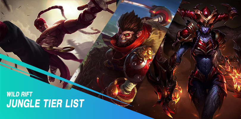 PATCH 4.1 WILD RIFT CHALLENGER JUNGLE TIER LIST - BEST JUNGLERS