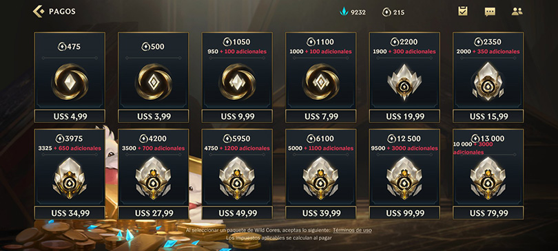 Wild Cores prices